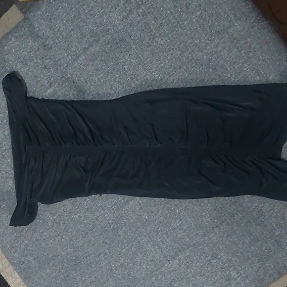 Topshop ruched mini dress size 2 black - Picture 5 of 9